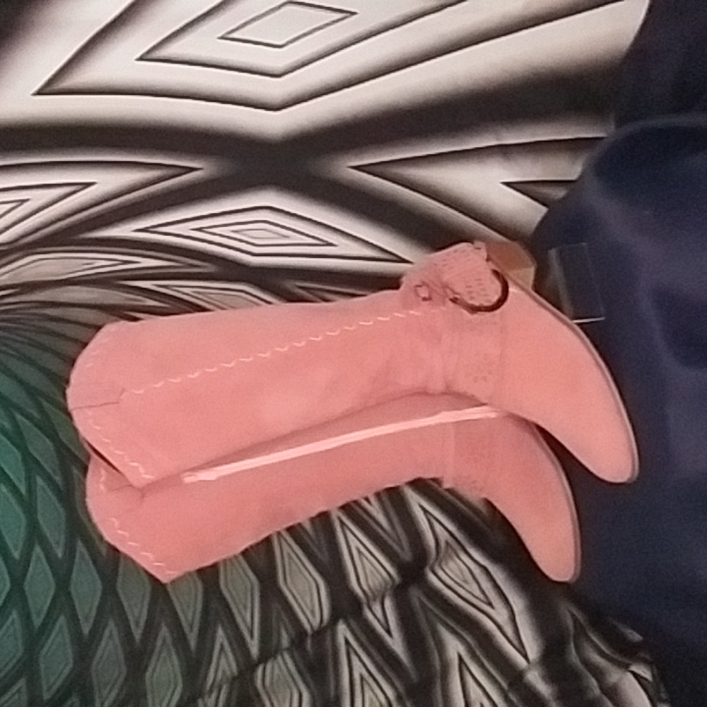 Pink boots